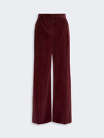 max mara cotton velvet trousers for women