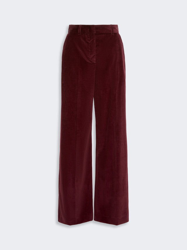 max mara cotton velvet trousers for women