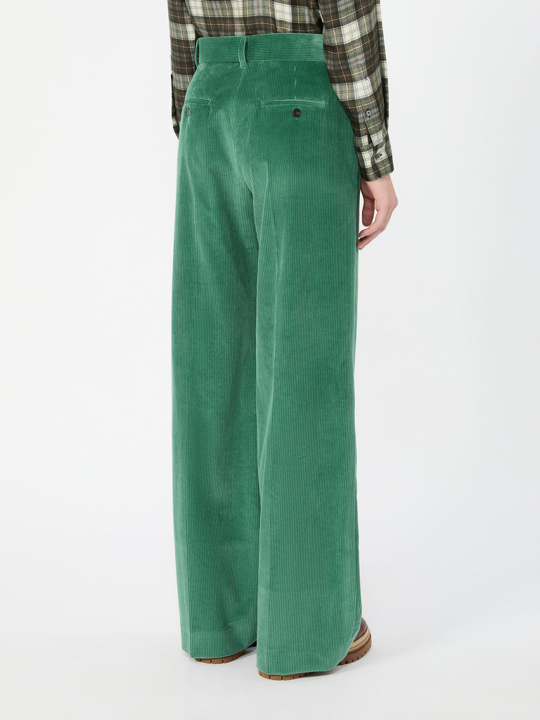 max mara cotton velvet trousers