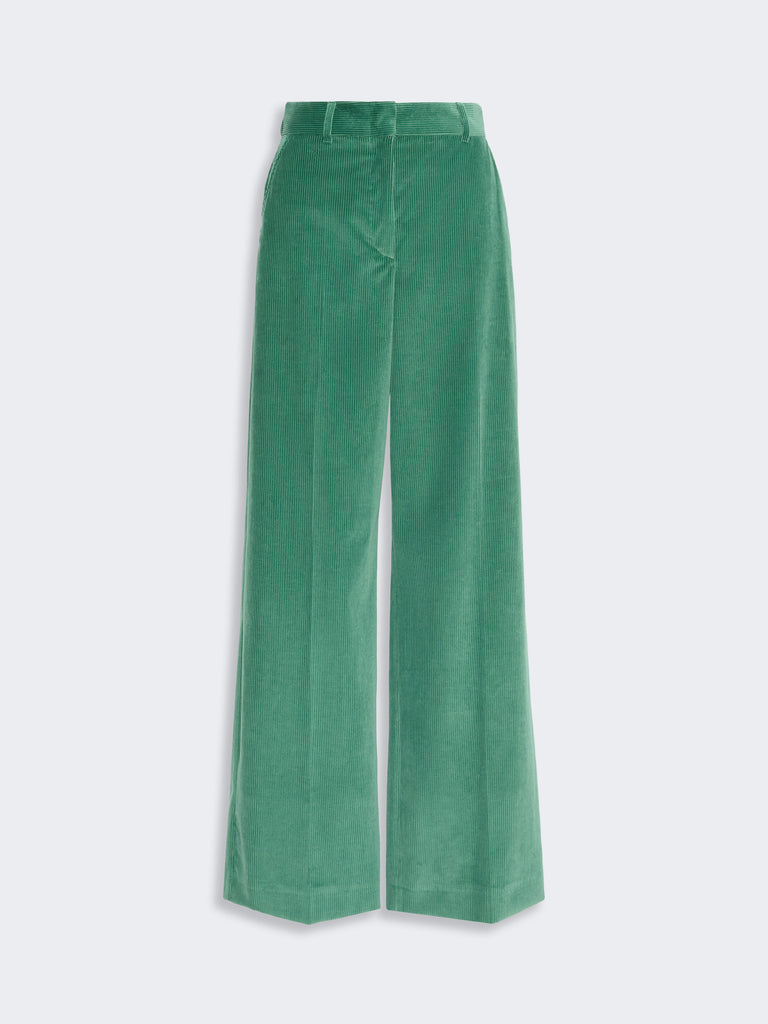 max mara cotton velvet trousers
