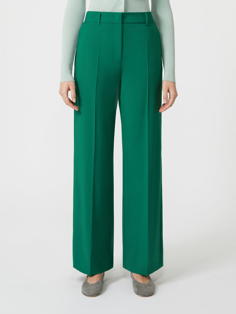max mara wool palazzo trousers