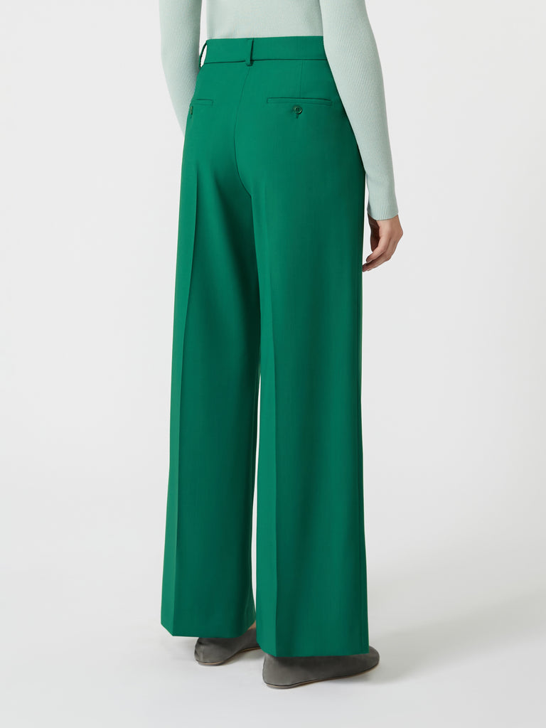max mara wool palazzo trousers