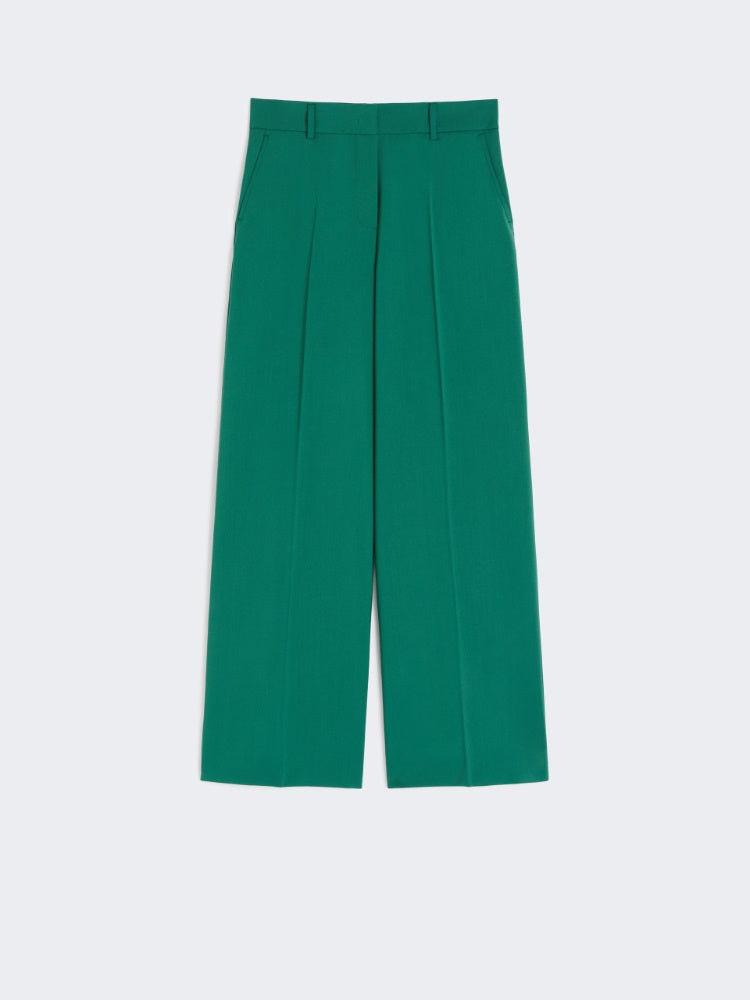 Wool palazzo trousers