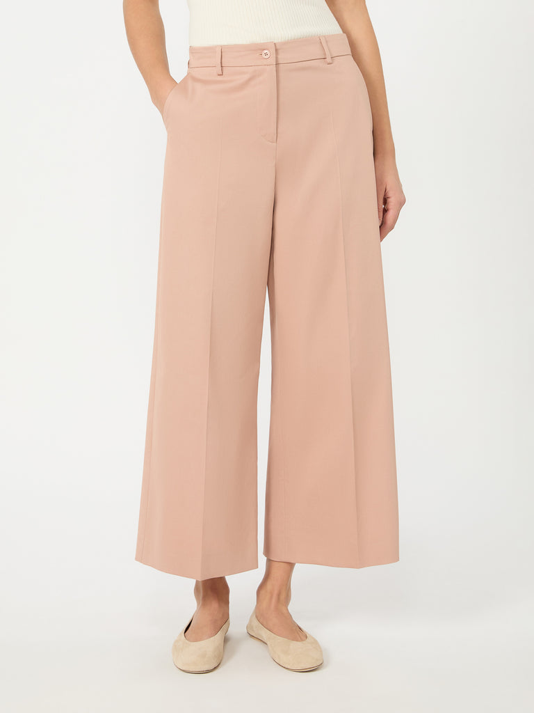 max mara cotton satin trousers