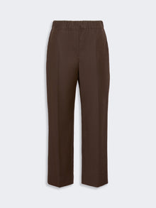 max mara stretch wool flannel trousers for women