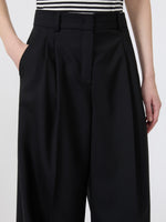 max mara wide-leg woollen cloth trousers for women