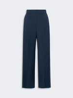 max mara stretch wool palazzo trousers for women