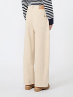 max mara cotton drill trousers for women
