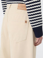 max mara cotton drill trousers for women