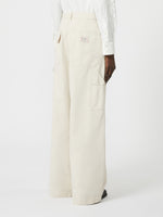 max mara cotton drill workwear trousers for women