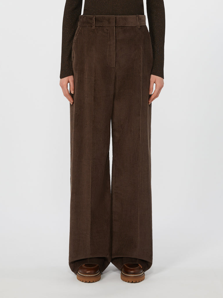 max mara wide-leg corduroy trousers