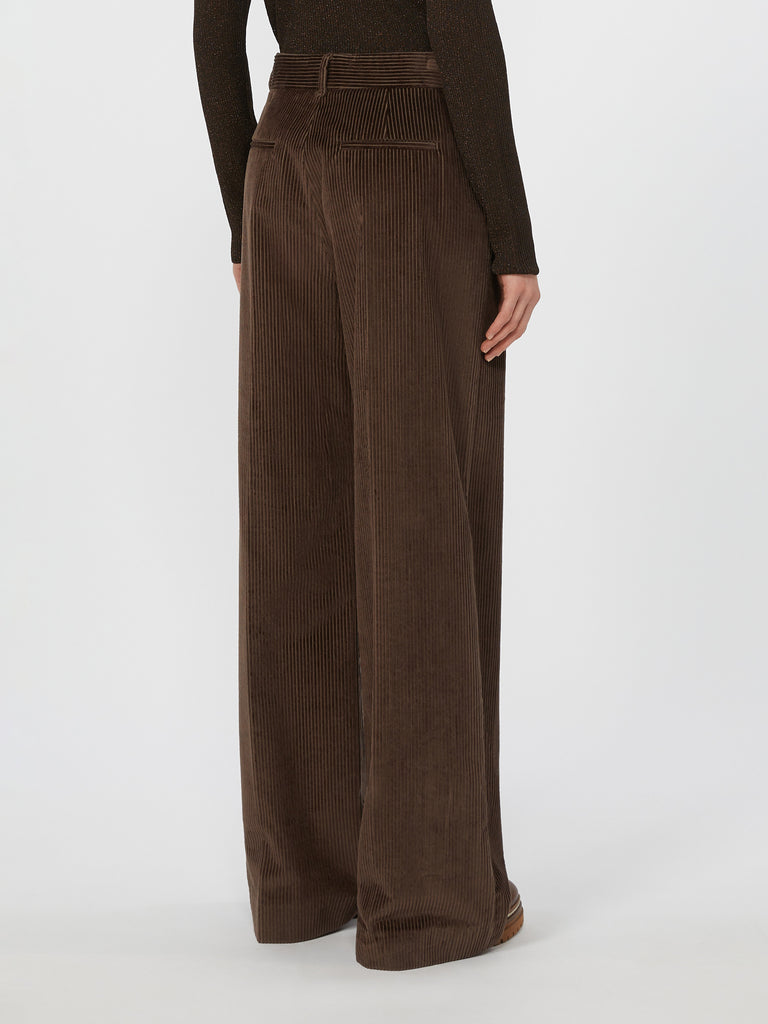 max mara wide-leg corduroy trousers