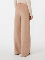 Wide-Leg Corduroy Trousers for Women - Antique Rose - Max Mara UAE