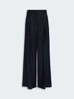 max mara wool pinstriped flannel trousers for women