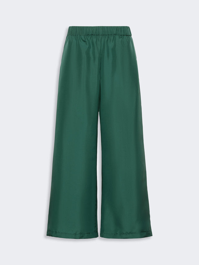 max mara cropped silk trousers for women
