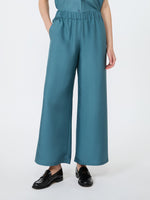 max mara cropped silk trousers for women