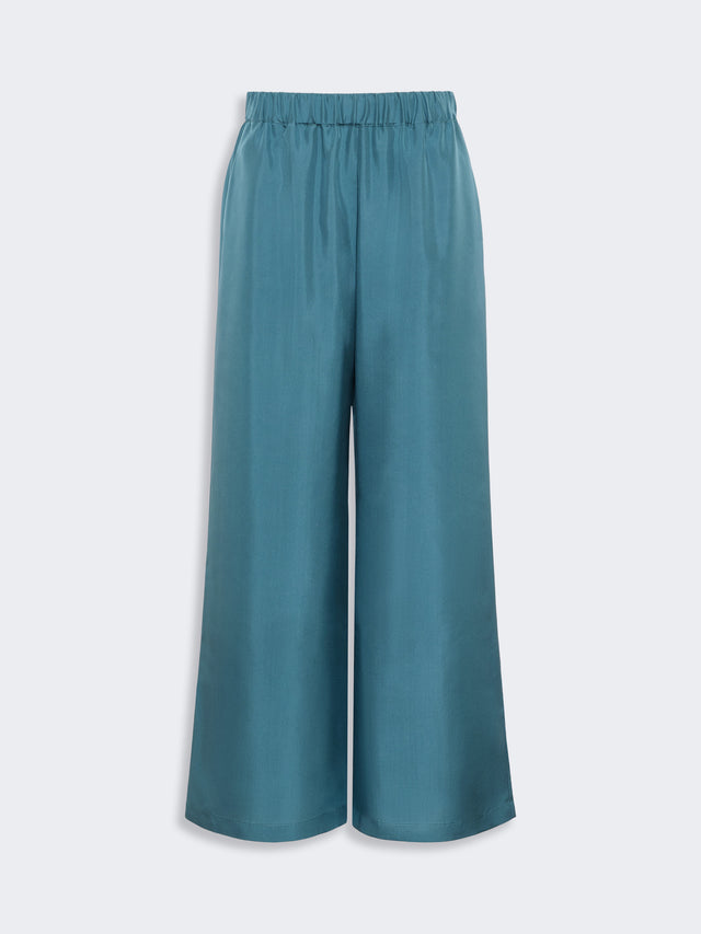 max mara cropped silk trousers for women