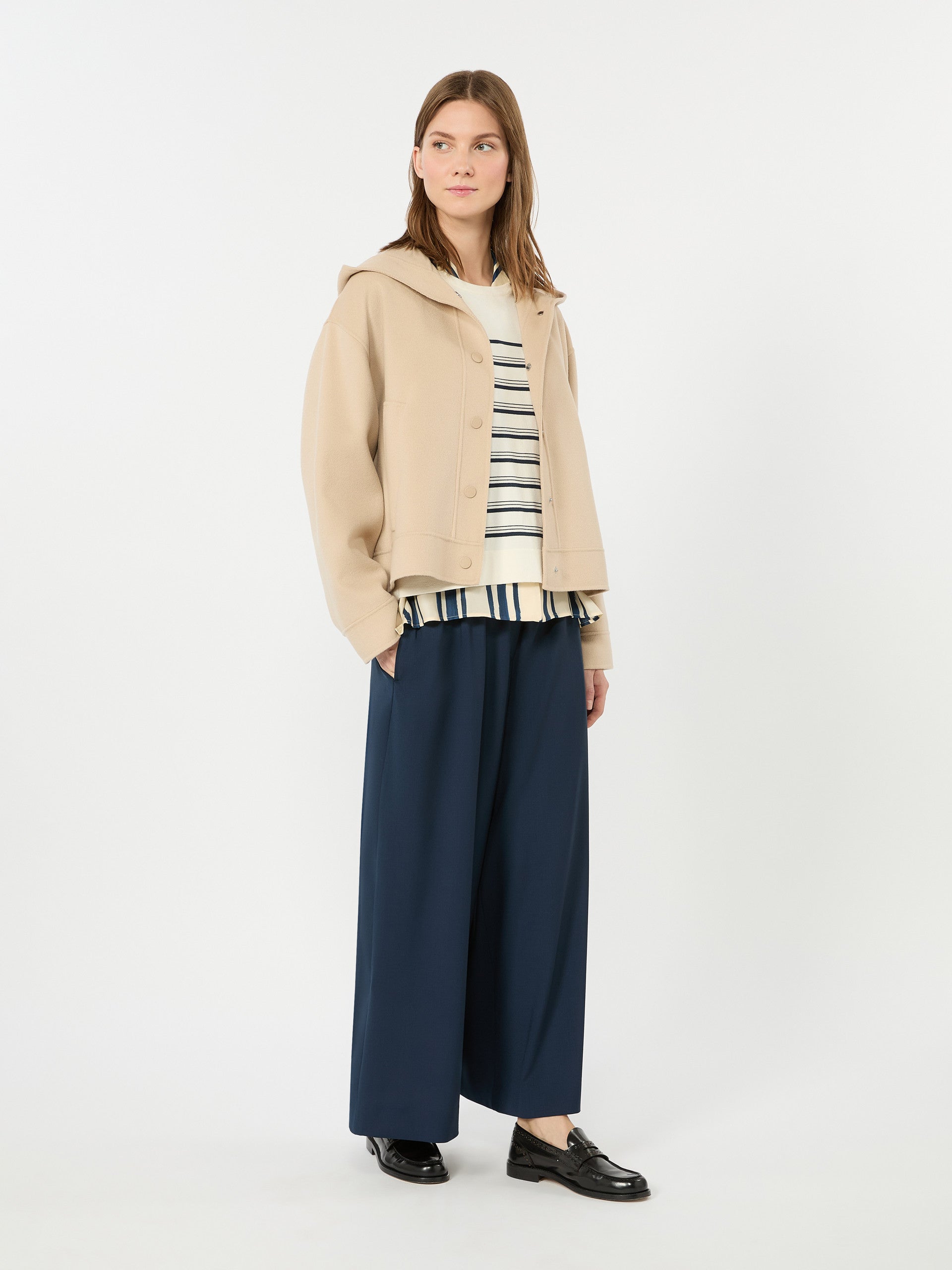 max mara stretch wool joggers for women