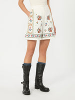 max mara embroidered cotton bermuda shorts for women