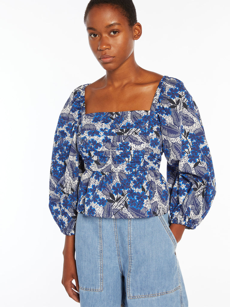 Cotton poplin top
