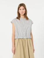 max mara cotton poplin crop top for women