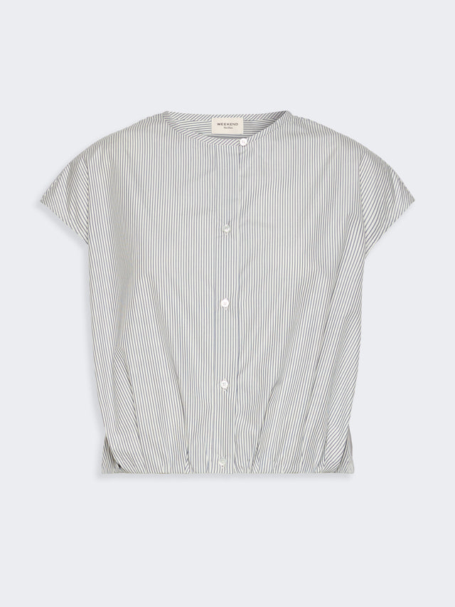 max mara cotton poplin crop top for women