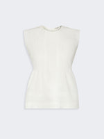 max mara sleeveless cotton poplin blouse for women
