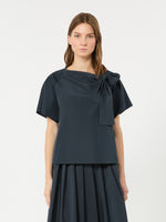 max mara cotton-blend taffeta blouse for women