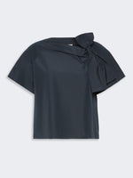 max mara cotton-blend taffeta blouse for women