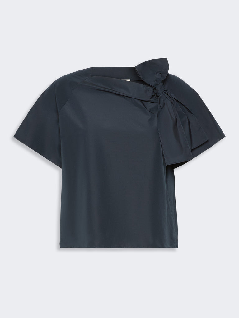 max mara cotton-blend taffeta blouse