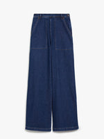 Cotton denim trousers