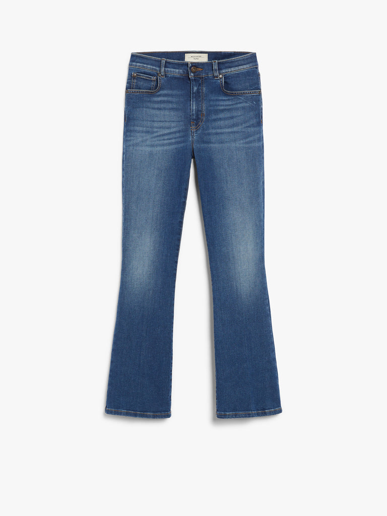 max mara stretch denim cropped jeans