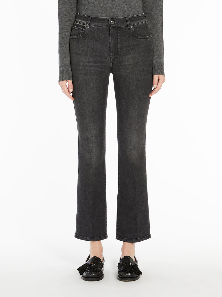 max mara stretch denim cropped jeans