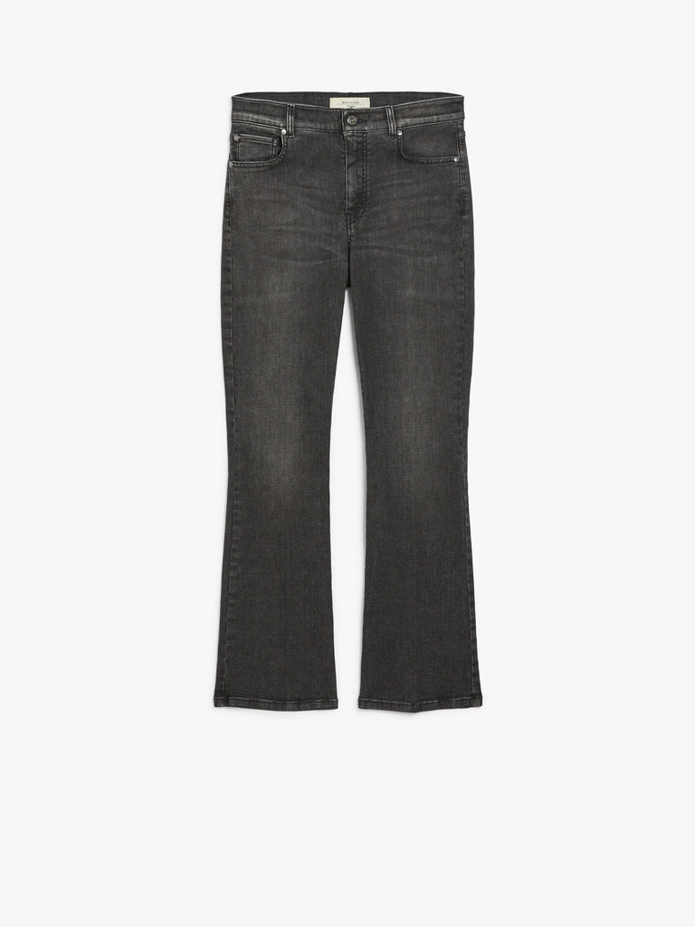 max mara stretch denim cropped jeans