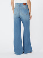 max mara linen and cotton denim jeans for women