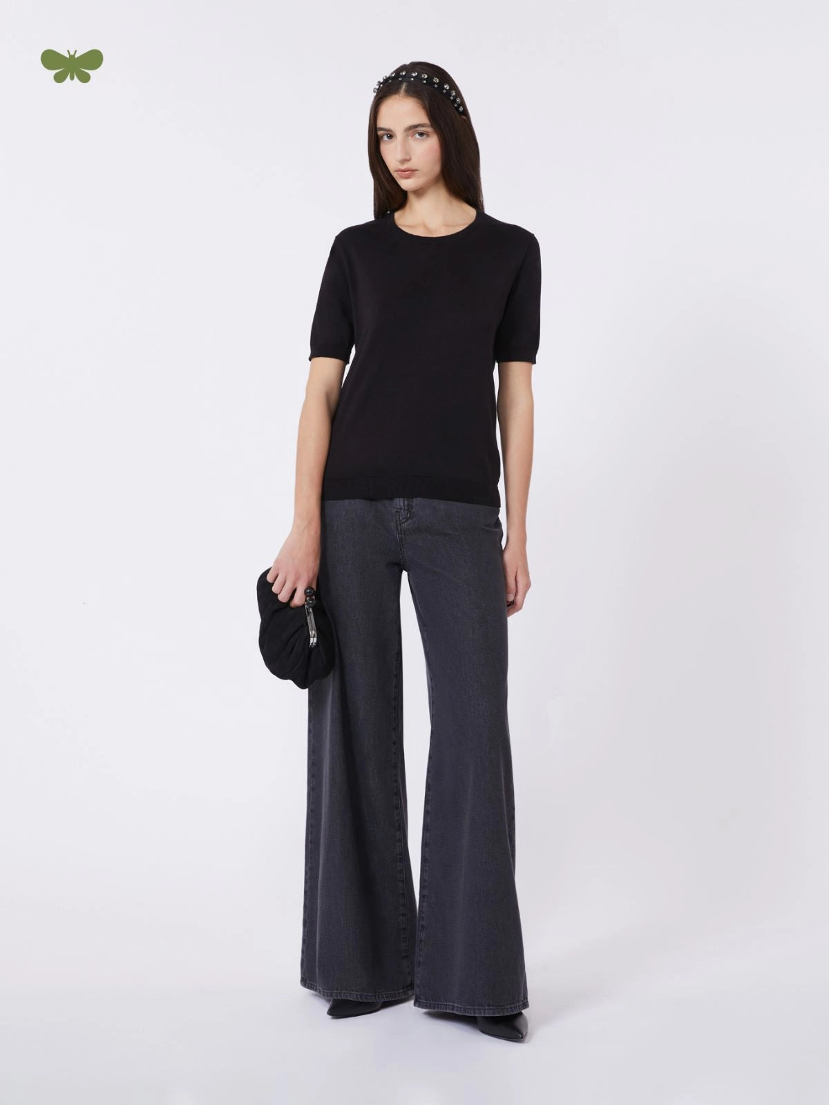 max mara soft cotton denim jeans for women