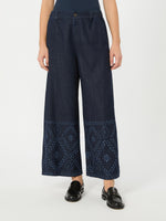 max mara laser-cut denim jeans for women