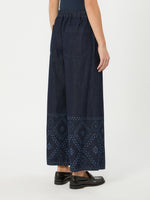 max mara laser-cut denim jeans for women