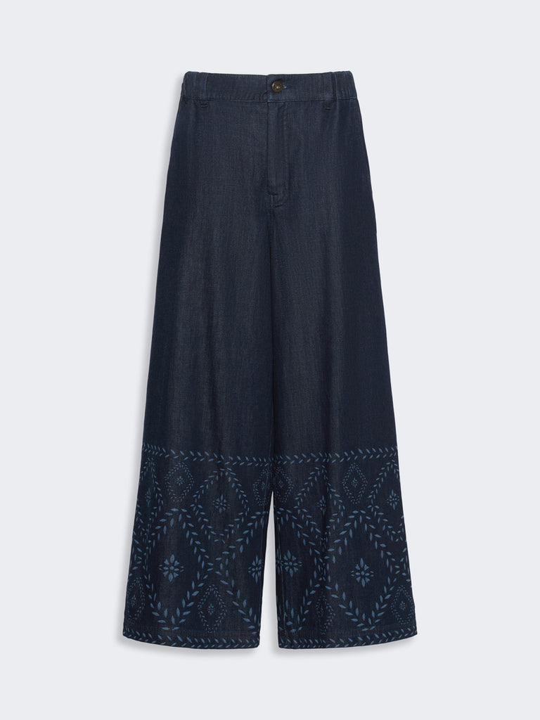 max mara laser-cut denim jeans
