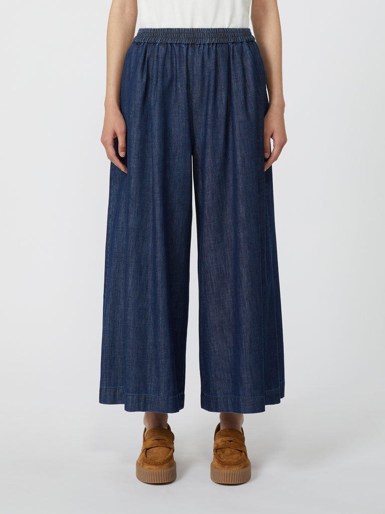 max mara pure cotton denim jeans