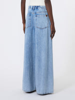 max mara long cotton denim jeans for women