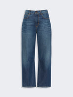 max mara barrel-leg denim jeans for women