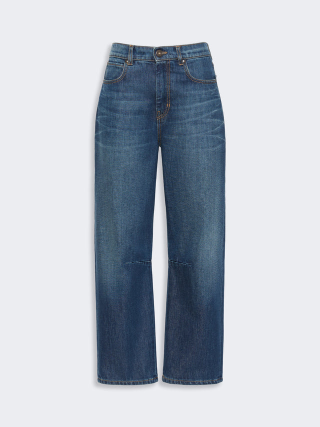 max mara barrel-leg denim jeans for women