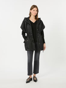 Slim-Fit Super Stretch Denim Jeans for Women - Black - Max Mara UAE