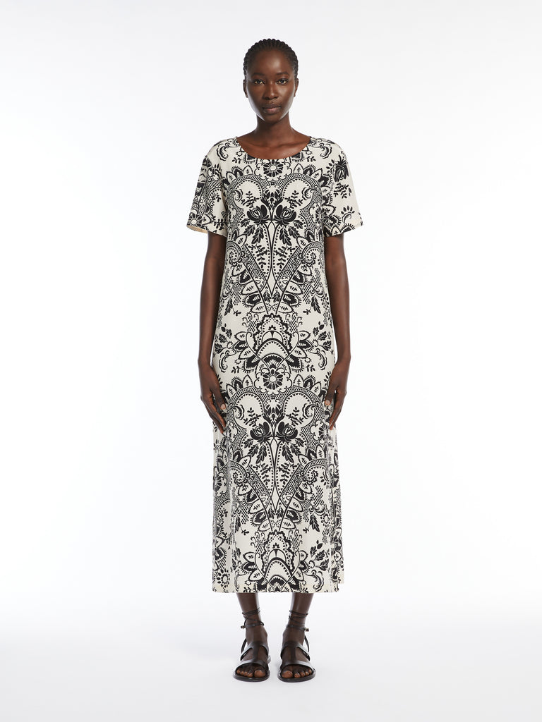 max mara silk crêpe de chine dress