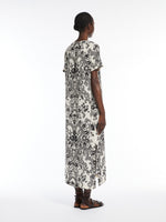 Silk Crêpe De Chine Dress for Women - Ivory - Max Mara UAE