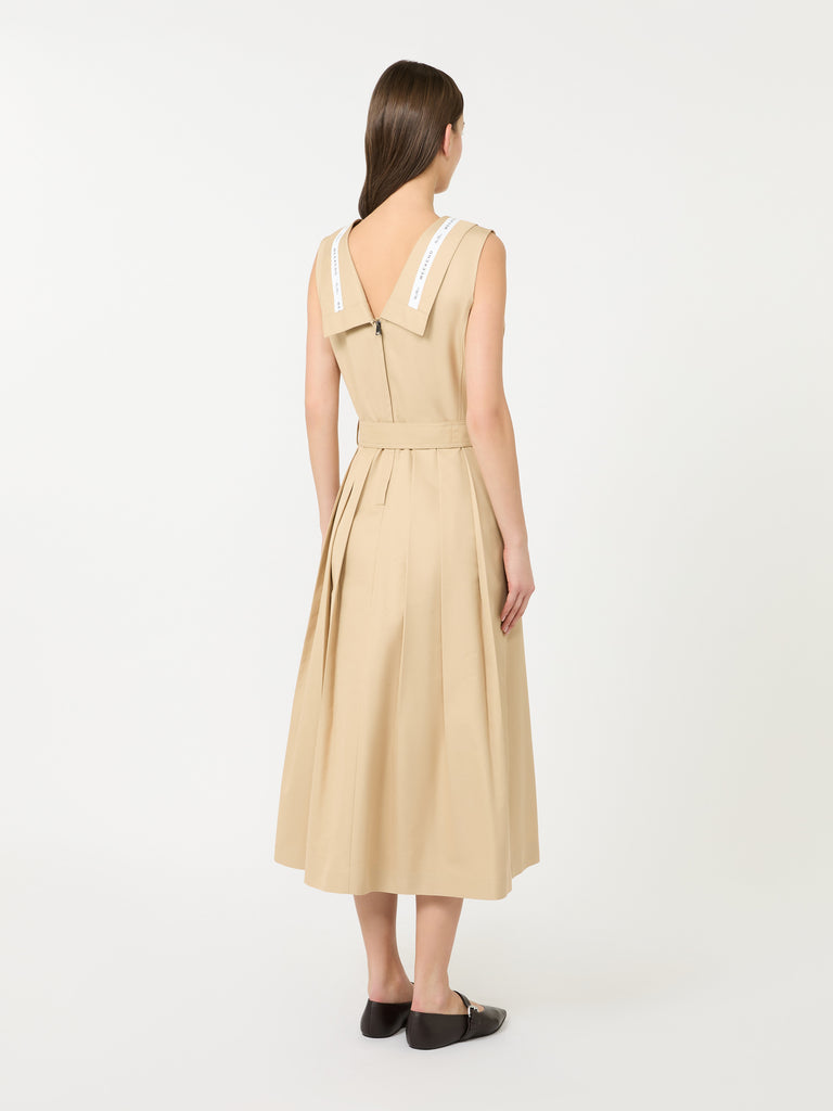 max mara water-repellent gabardine dress
