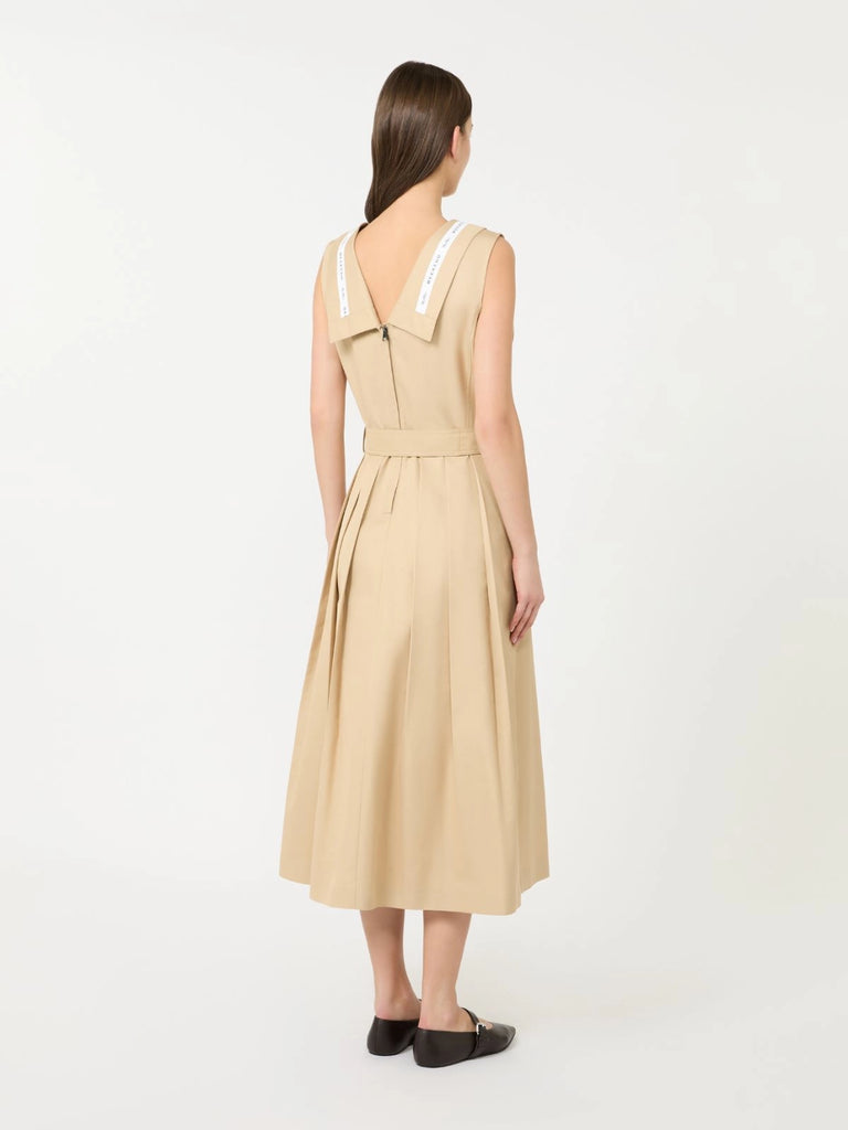 max mara water-repellent gabardine dress