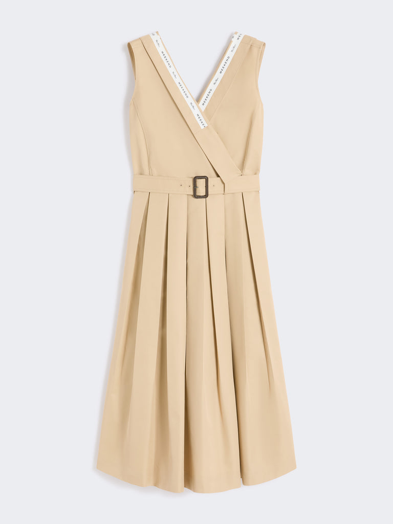 max mara water-repellent gabardine dress