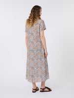 max mara printed silk crêpe de chine dress for women
